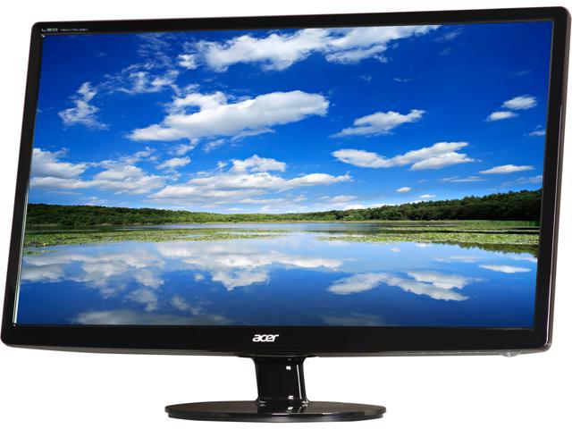 Acer S241HLbmid Black 24 inch 5ms HDMI 1080p Widescreen LED Backlight LCD Monitor with Built-in Speakers