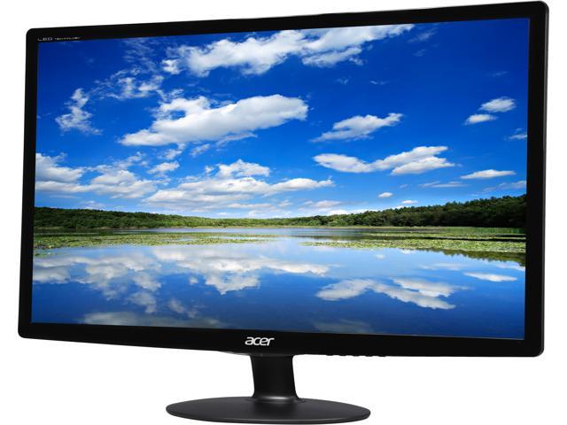 Refurbished: Acer S240HL Abd Black 24 inch 5ms Widescreen LED Backlight LCD Monitor 250 cd/m2 100,000,000:1