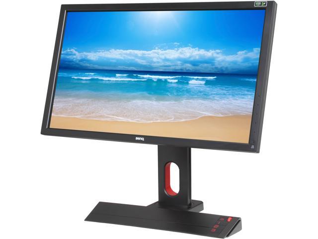 BenQ XL2420Z Black / Red 24 inch 1 (GTG) HDMI Widescreen LED Backlight 3D Gaming LCD Monitor 300 cd/m2 DCR 12,000,000:1 (1000:1)