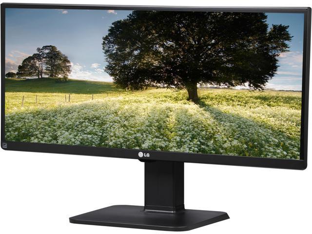 LG 29UB55-B Black 29 inch 5ms HDMI UltraWide LED Backlight LCD Monitor IPS panel 250 cd/m2 DCR 5,000,000:1 (1000:1) built-in speakers