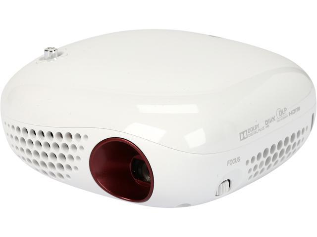 LG Electronics PV150G LED Minibeam Projector with Embedded Battery and Wireless Screen Share