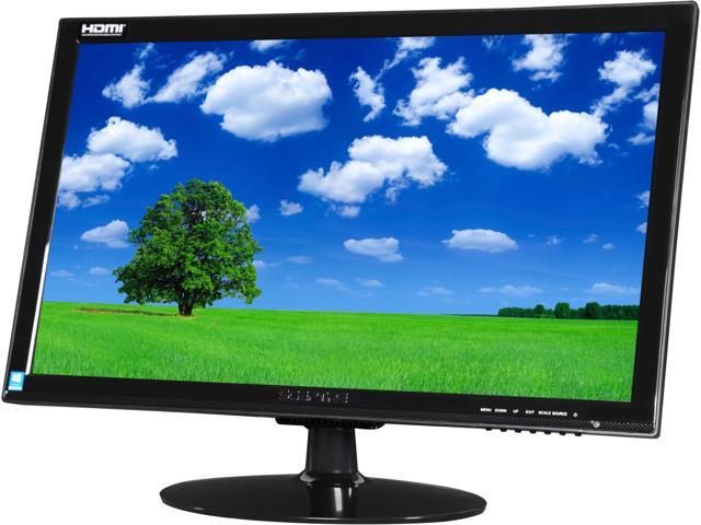 SCEPTRE E248W-1920 Black 24 inch 5ms HDMI Widescreen LED Backlight LCD Monitor 250 cd/m2 DCR 5,000,000:1 (1000:1) Built-in Speakers