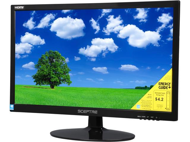 SCEPTRE E225W-1920 Black 22 inch 5ms HDMI Widescreen LED Backlight LCD Monitor 250 cd/m2 DCR 5,000,000:1 (1000:1) Built-in Speakers