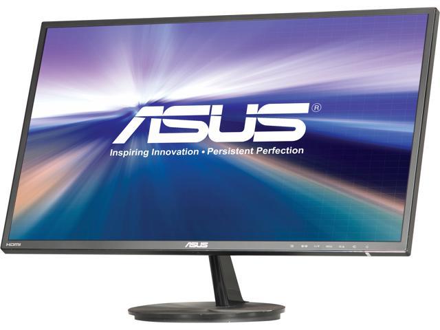 ASUS VN247H-P Black 23.6 inch 1ms (GTG) HDMI Widescreen LED Backlight LCD Monitor 250 cd/m2 80,000,000:1 Built-in Speakers