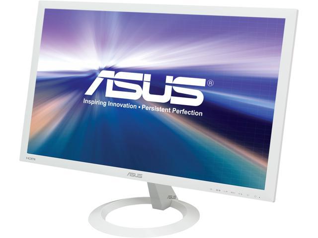 ASUS VX238H-W White 23 inch 1ms (GTG) HDMI Widescreen LED Backlight LCD Monitor 250 cd/m2 80,000,000:1 Built-in Speakers