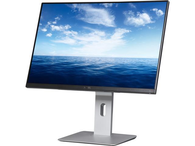 Dell U2415 Black 24.1 inch 6ms(GTG) Dual HDMI Widescreen LCD Monitor IPS 300 cd/m2 DCR 2,000,000:1 (1000:1), height&Pivot adjustable, Built in USB 3.0 Hub