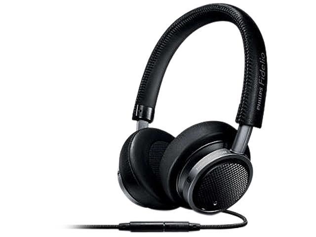 Philips M1MKIIBK/27 Fidelio Over-Ear Headphones w / in-line control and mic - Black