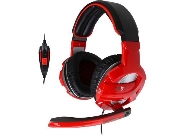 GAMDIAS Hebe 3.5mm x 2 Connector Circumaural Stereo Gaming Headset with Black Headband