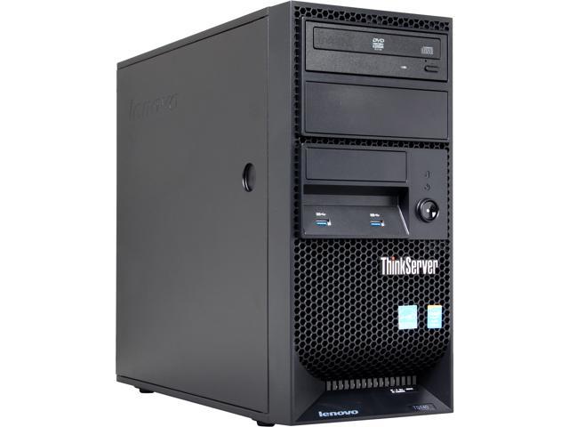 Lenovo ThinkServer TS140 70A4003AUX Intel Xeon E3-1226 v3 Quad-Core (3.30 GHz) Tower Server