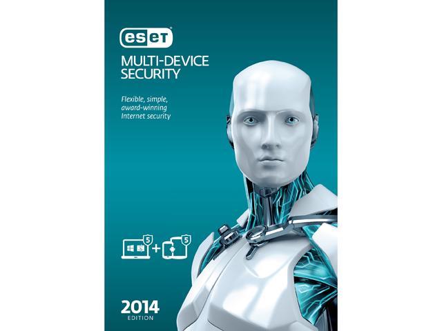 ESET Multi-Device Security 2014 - 5 PCs + 5 Android Devices