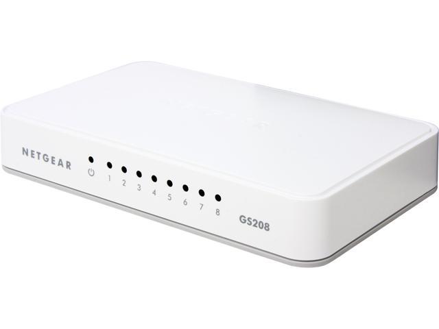 NETGEAR ProSAFE 8-Port Gigabit Ethernet Switch (GS208) - Essentials Edition