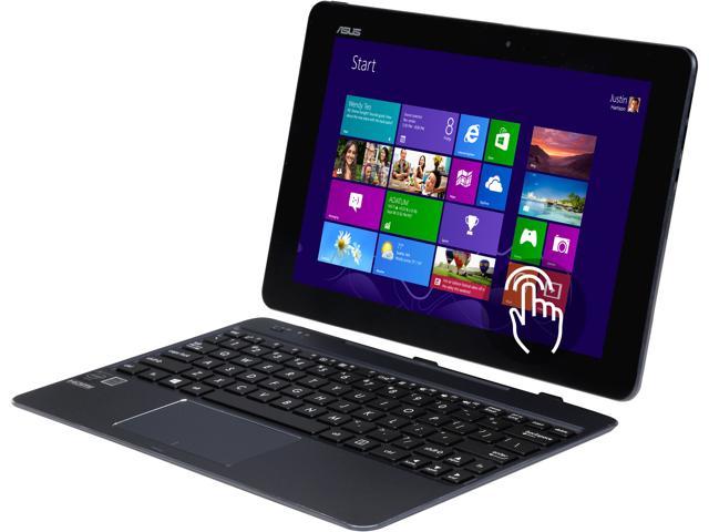 Refurbished: ASUS Transformer Book T100CHI-C1-BK Intel Atom Z3775 (1.46 GHz) 10.1 inch Touchscreen 2-in-1 Ultrabook, 64GB SSD, Intel HD Graphics, Shared Memory