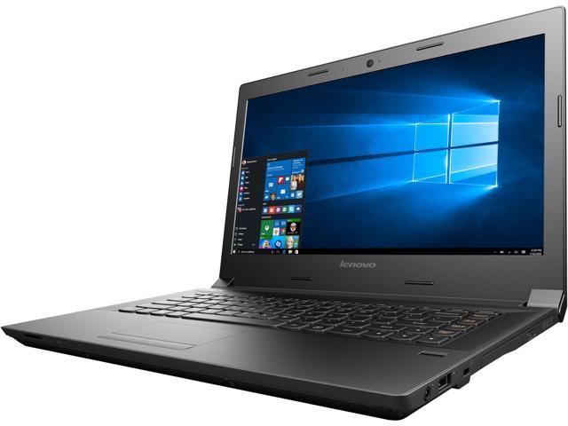 Lenovo B40-80 80LS001JUS 14 inch Notebook - Intel Core i3 i3-4005U Dual-core (2 Core) 1.70 GHz 4 GB Memory 500 GB HDD Windows 10 Home 64-Bit