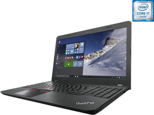 Lenovo ThinkPad E560 20EV002JUS 15.6 inch Laptop - Intel Core i7 6500U Dual-core (2 Core) 2.50 GHz 8 GB Memory 500 GB HDD Windows 7 Pro - Graphite Black