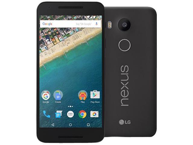 LG Nexus 5X Unlocked Smart Phone, 5.2 inch Carbon Black, 32GB Storage 2GB RAM, US Warranty