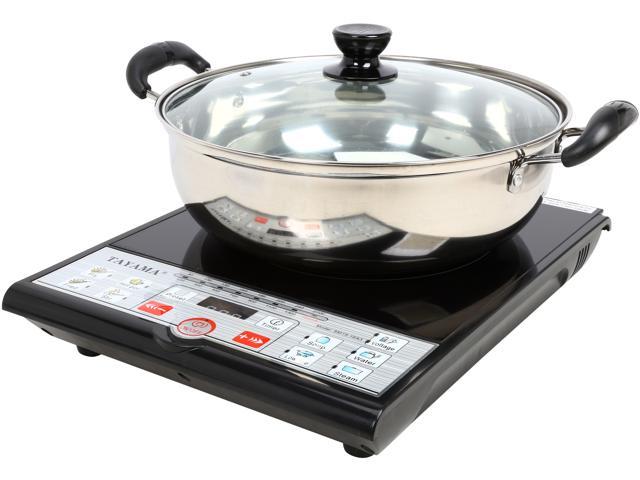 Tayama 1500 Watt Digital Induction Cooktop with Pot and Lid SM15-16A3