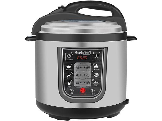 GeekChef 11-in-1 Multi-Functional Pressure Cooker, 6.3 Qt. / 1000W