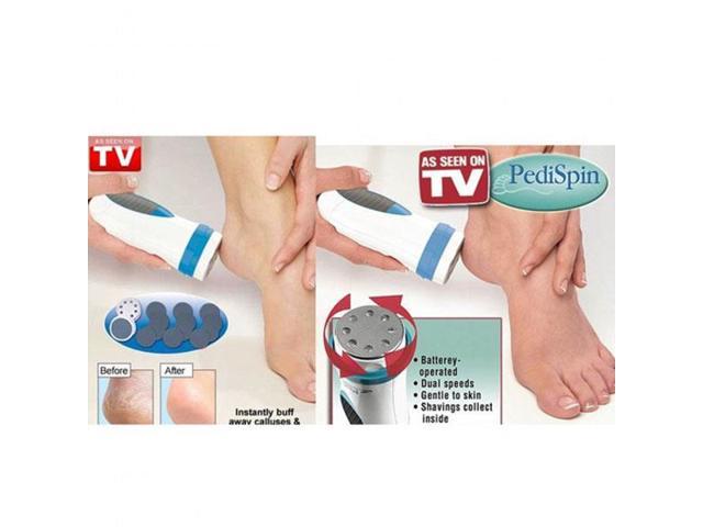PediSpin Electronic Foot Callus Removes Calluses Dry Rough Skin Corn Remover Shaver File Foot Care Pedicure Pedi Kit Set