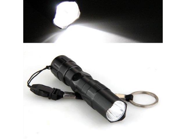 Water Resistant 1W LED 100LM Super Bright Mini Flashlight Lamp Torch