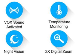 Hellobaby monitor inalámbrico para bebés