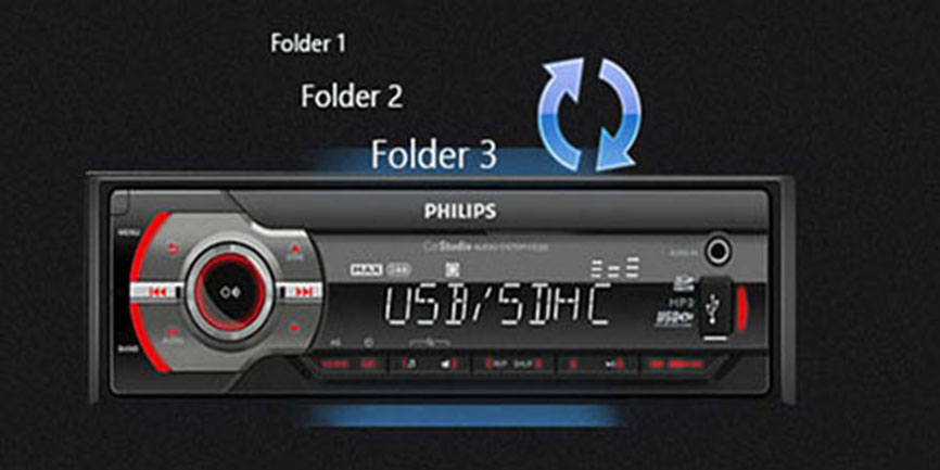 Philips CarStudio Car audio system CEM2300BT Bluetooth USB CD