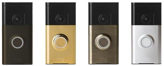 ring doorbell brass faceplate