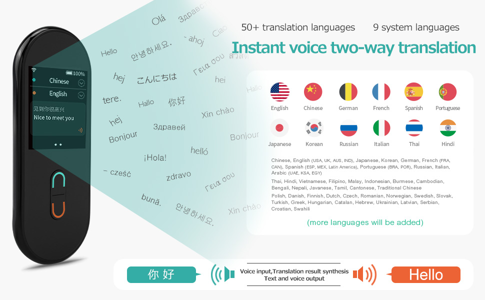 Frontier The Two Way Live Conversation Speaking Translator