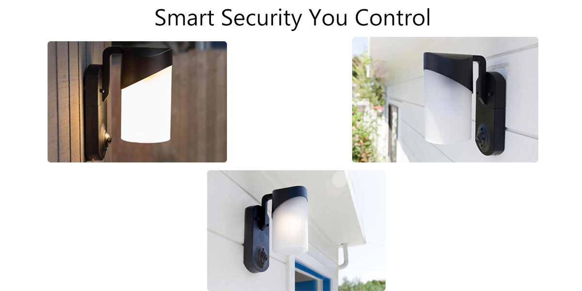 MAXIMUS Contemporary Smart Security Light and Camera