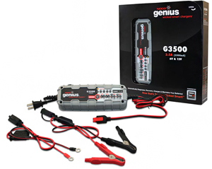 NOCO Genius G3500 6V/12V 3.5 Amp Smart Battery Charger and Maintainer