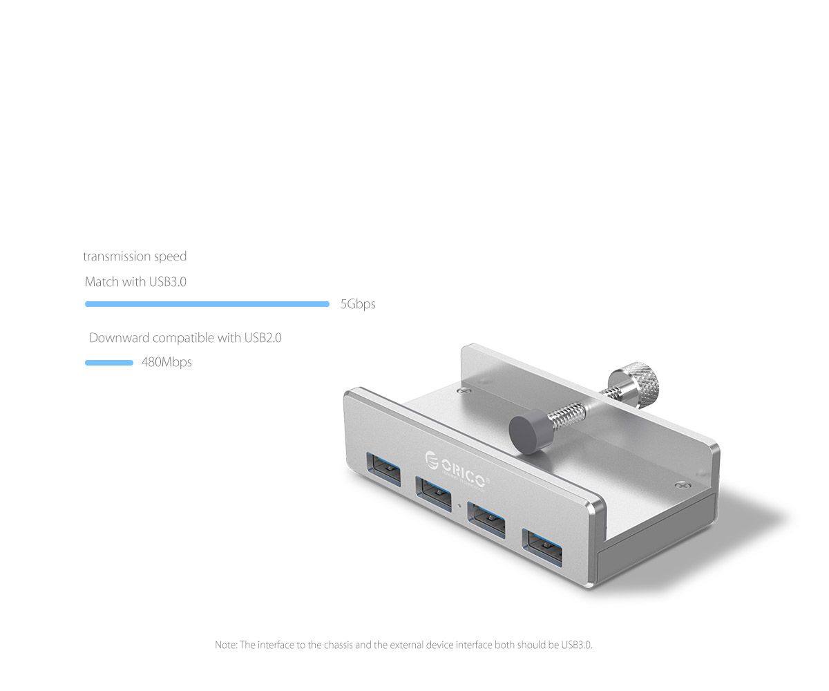 ORICO USB3.0 Clip-type HUB