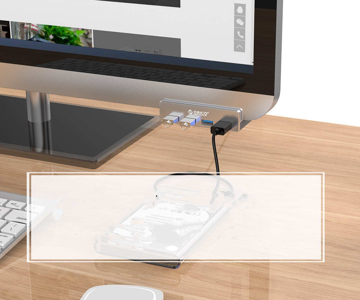 ORICO USB3.0 Clip-type HUB