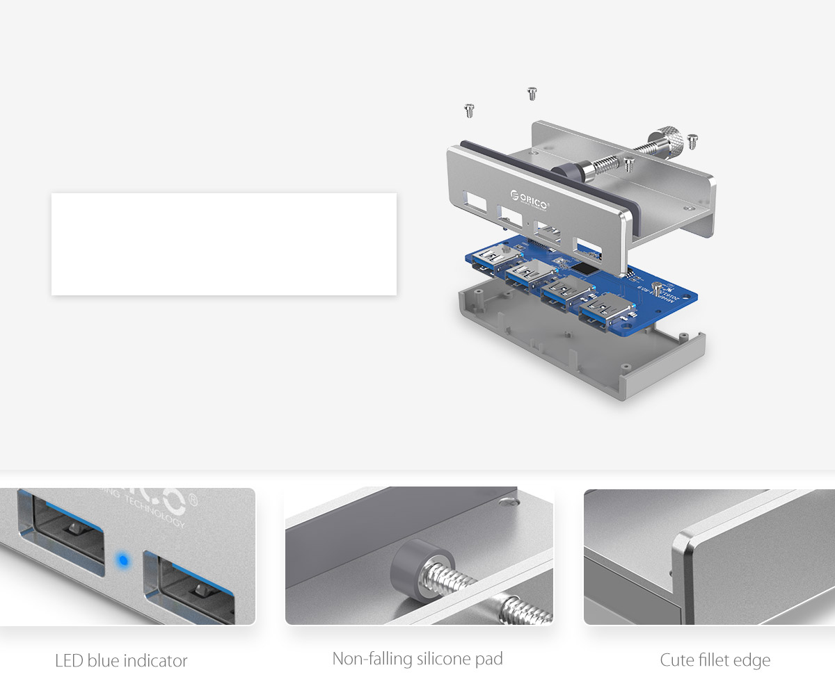 ORICO USB3.0 Clip-type HUB