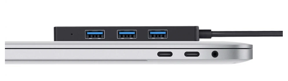 NEW Aukey USB-C  4-Port USB 3.0 Aluminum Hub  CB-C33Type C Apple Mac