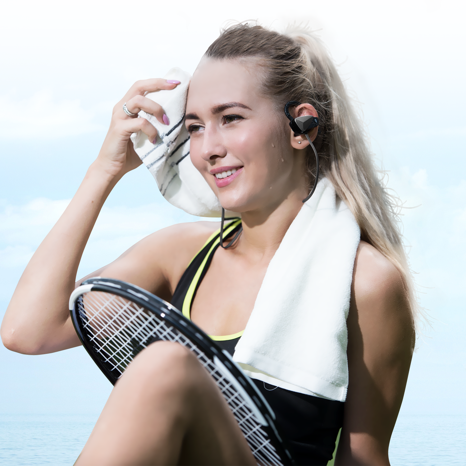 DOSS BE1 Bluetooth 4.1 Sport Earbuds Sweat-Proof Wireless Earphone