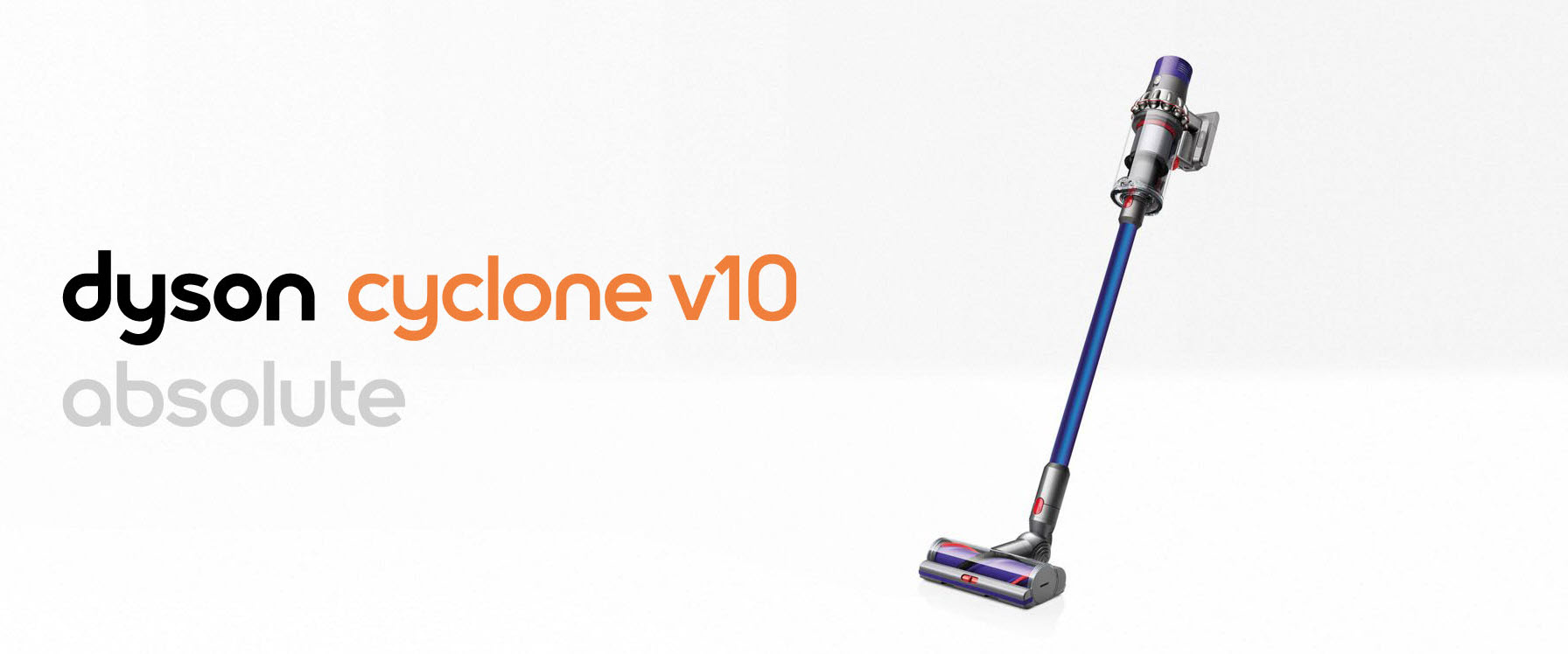 Dyson Cyclone V10 Absolute cordless vacuum main banner