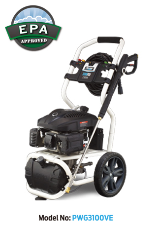 Pulsar PWG3100VE 3100 PSI Gas-Powered Pressure Washer with Electric Push Start & On-Board Soap Tank
