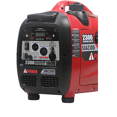 A-iPower Ultra-Quite Inverter Generator with Mobility Kit SUA2300I 