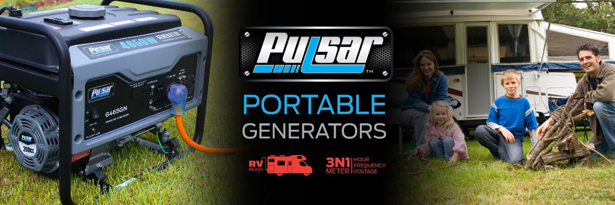Pulsar 4650W Portable Gas Powered Generator