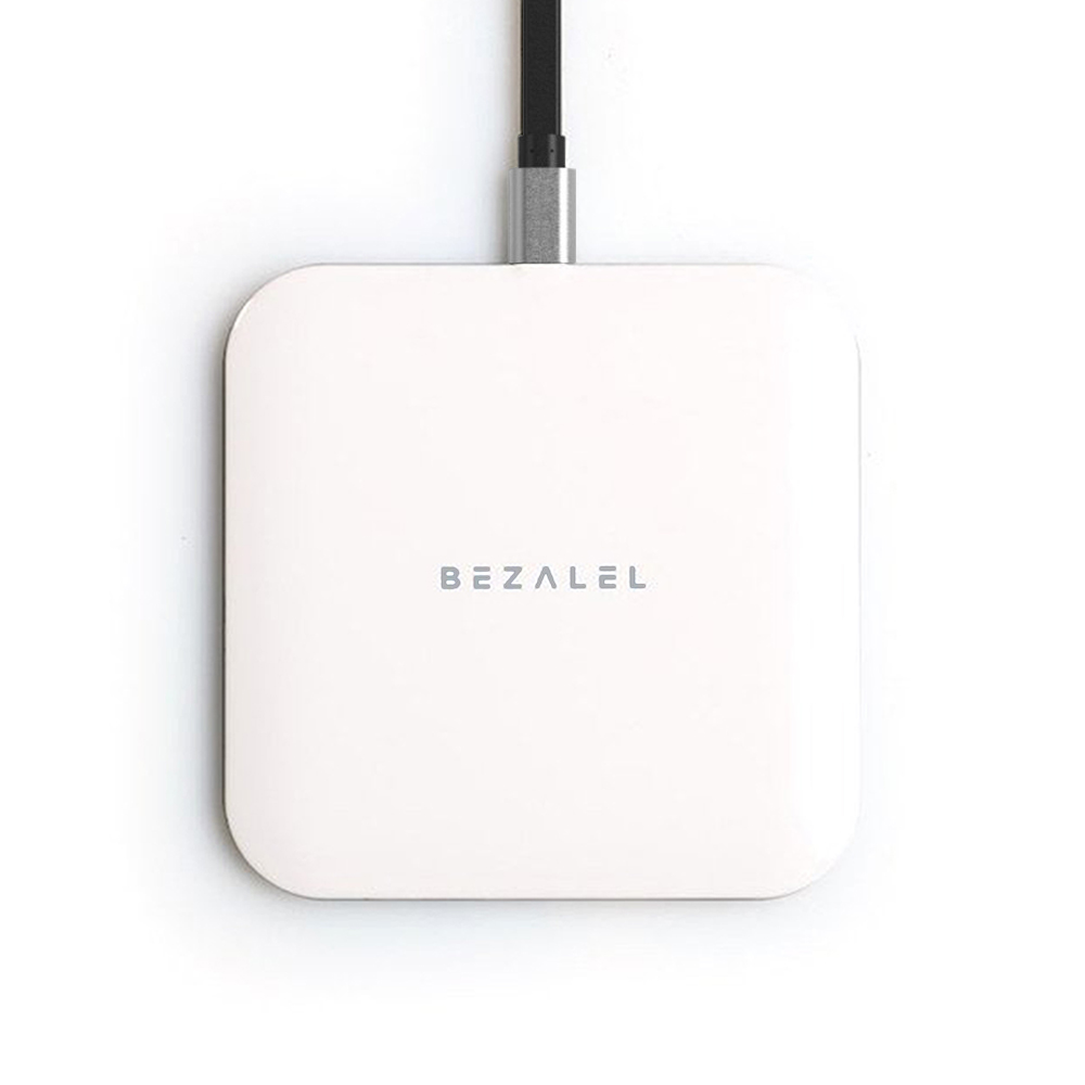 BEZALEL 15W Wireless Charger Qi Certified, Futura X Ultra-Thin Minimalist Charging Pad