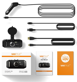 Vantrue OnDash R2 2K HD Dash Cam