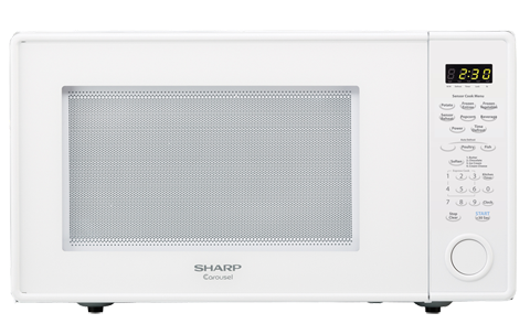 Sharp R559yw 1 8 Cu Ft Countertop Microwave Oven White