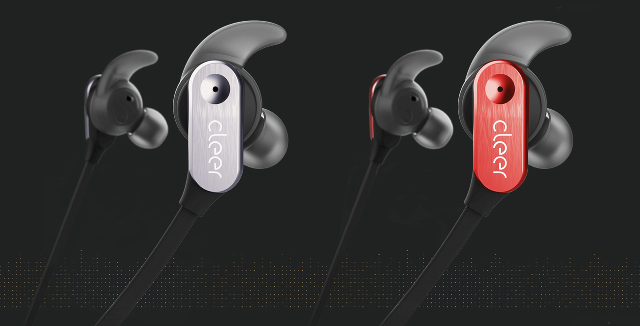 cleer trek active noise cancelling wired headphones
