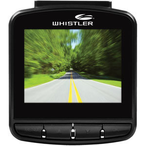 1080p HD Whistler D15VR Automotive DVR Windshield Mount Dash Camera with 2.7 LCD Monitor