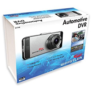 Whistler Automotive DVR: Windshield Mount Dash Camera with LCD Monitor