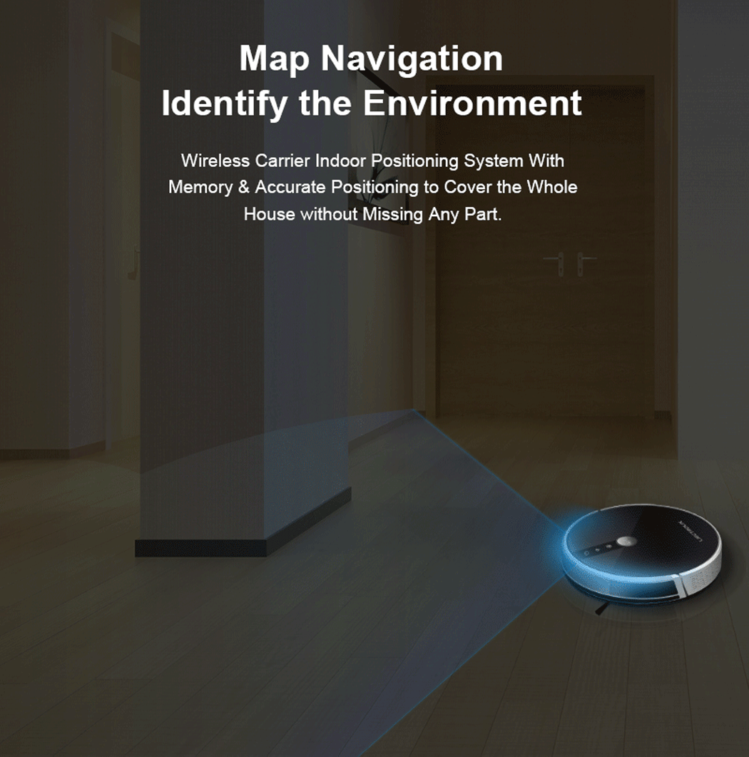 Liectroux C30b Robot Vacuum Cleaner 2d Map Navigation Smart