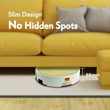Slim Design: No Hidden Spots
