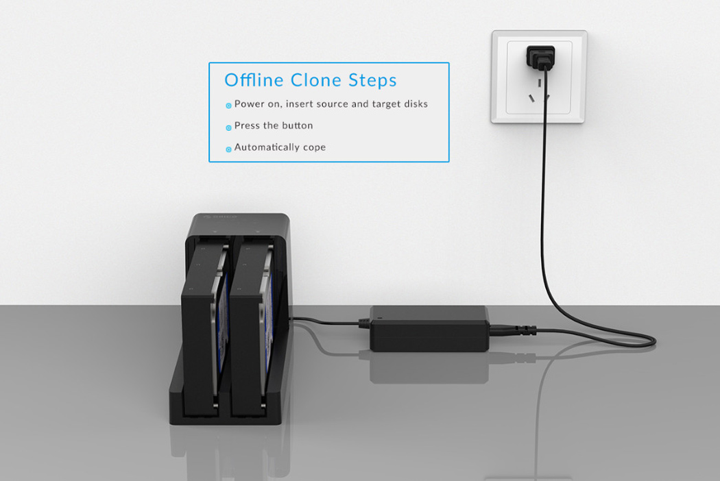 ORICO ToolFree USB 3.0 to SATA External Hard Drive Enclosure Docking