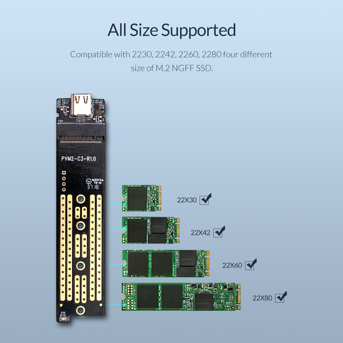 ORICO M.2 sang SSD Type-C