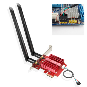 EDUP WiFi 6 Card AX 3000Mbps PCIe Network