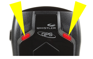 Whistler LR-300GP Laser-Radar Detector with Internal GPS